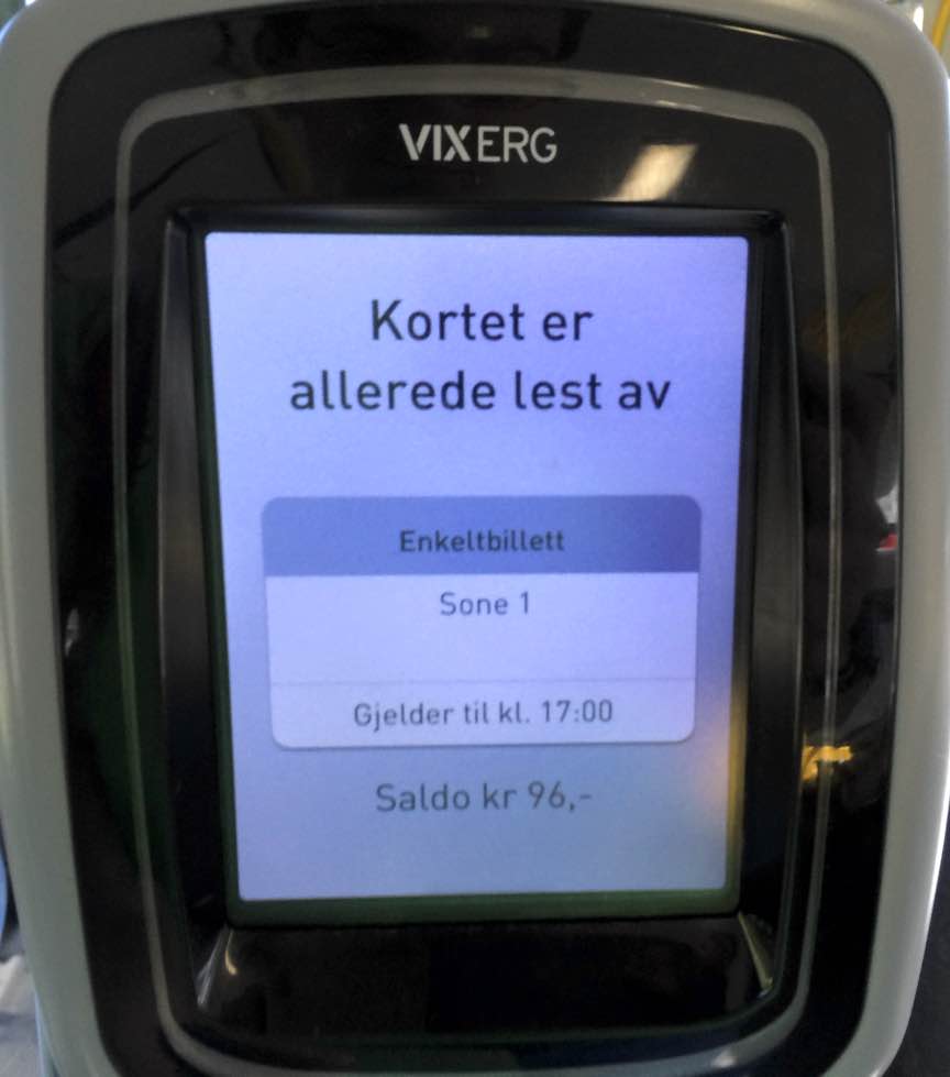 Ruter, ticket activation