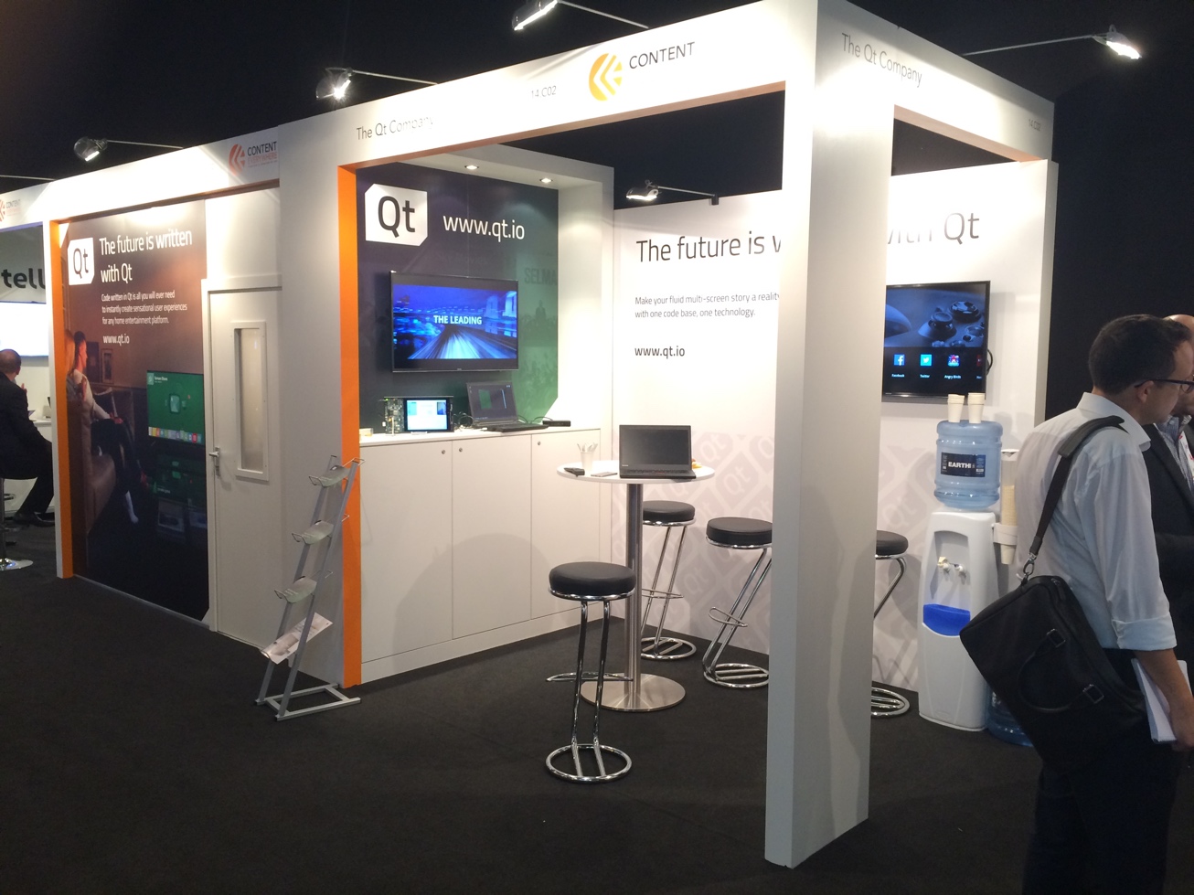 IBC 2016 Qt booth