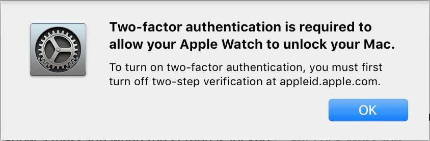 Two-factor authentication error