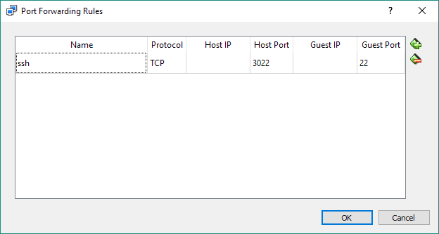 port forwarding a kali virtualbox