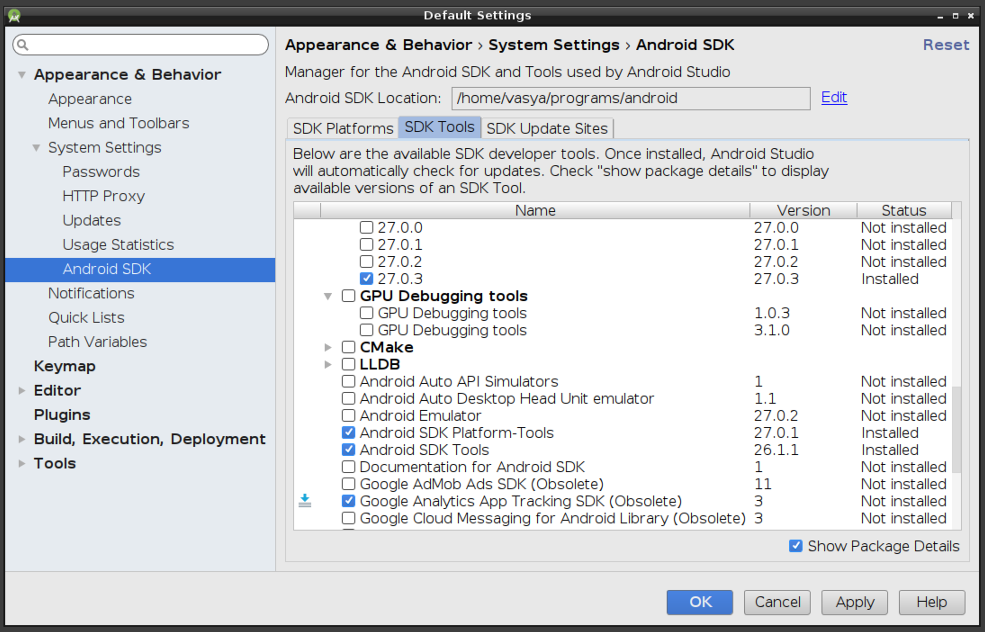 Android SDK tools