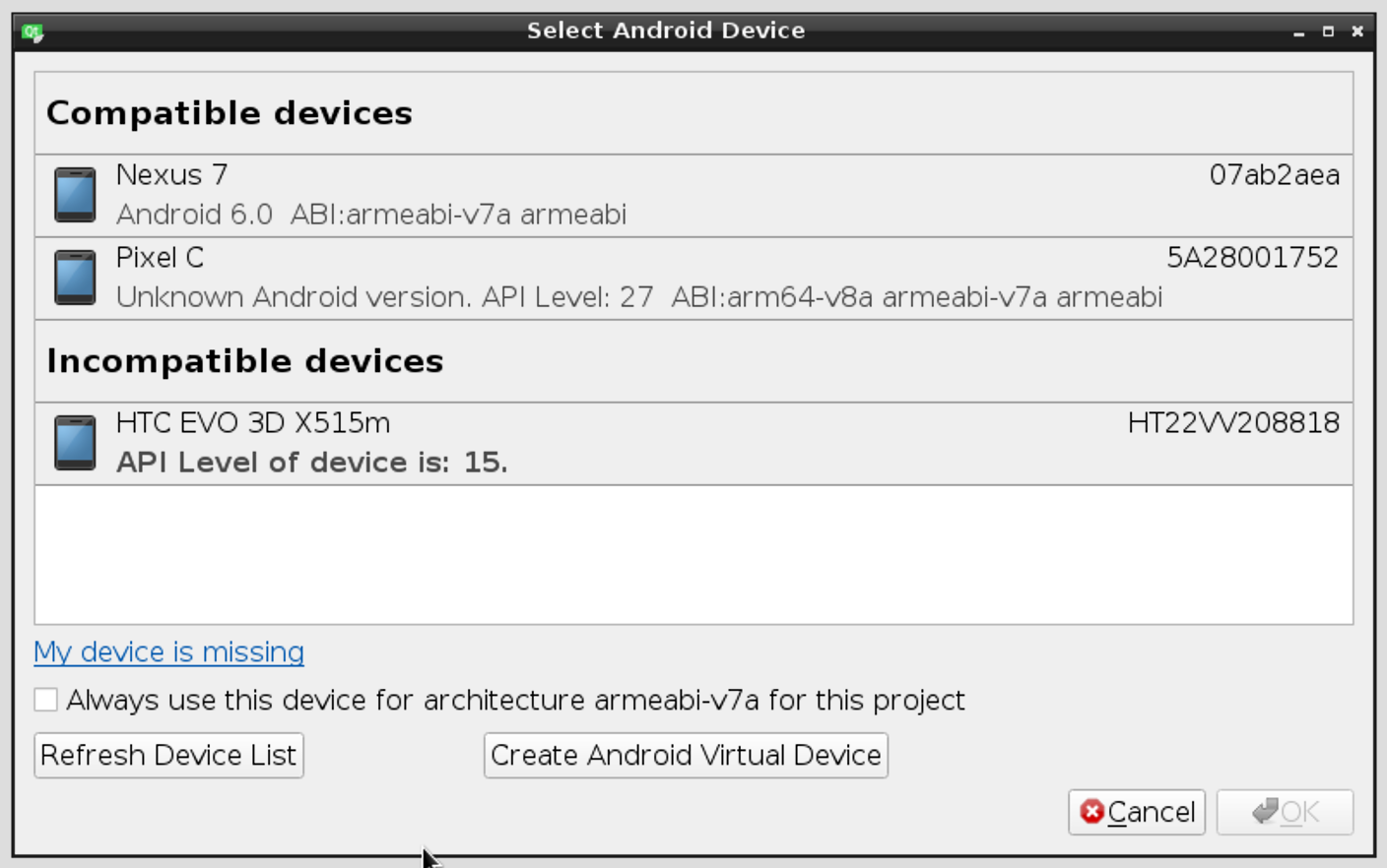 Qt Android deployment compatibility