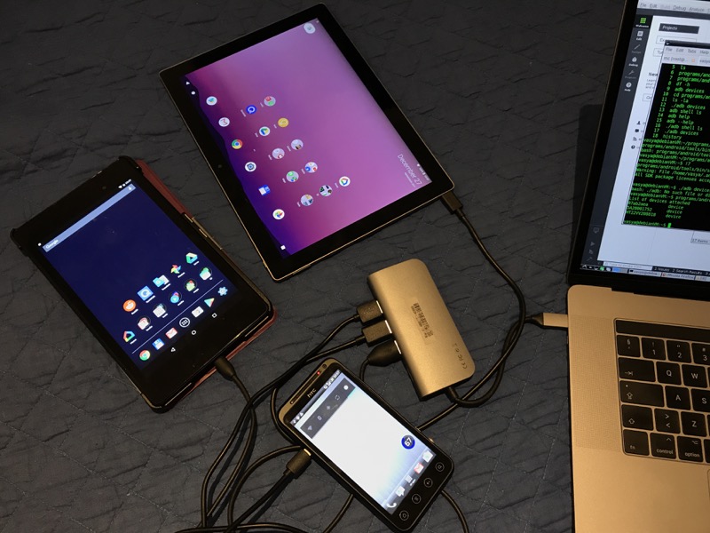 Google Nexus 7, Google Pixel C, HTC Evo 3D