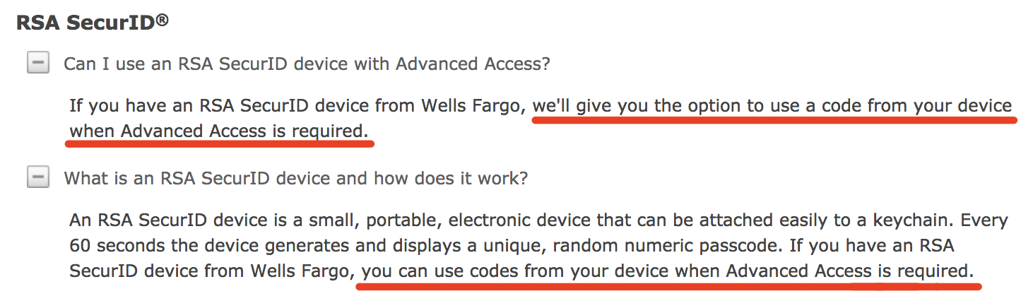 Wells Fargo 2FA FAQ