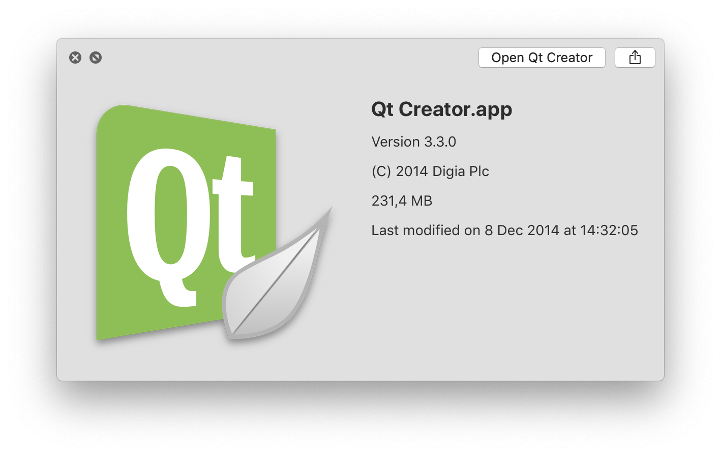 Qt Creator 3.3.0 icon