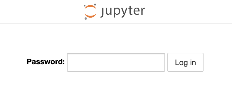 Jupyter login with password
