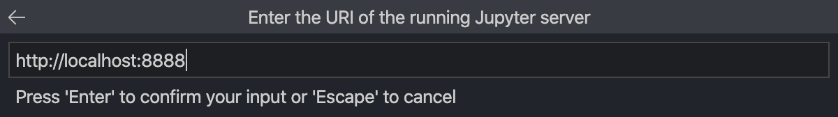 VS Code, Jupyter server link 