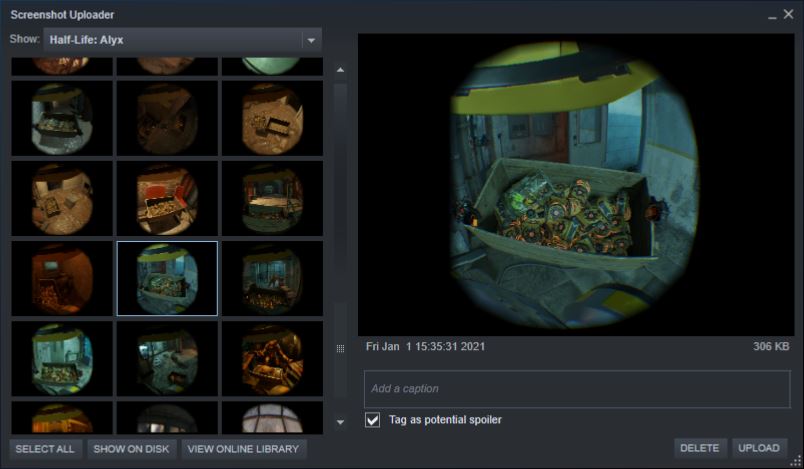 Steam Screenshot Uploader