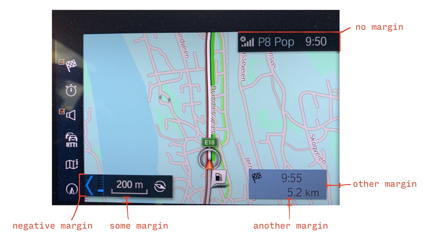 BMW Connected Drive, ugly maps GUI