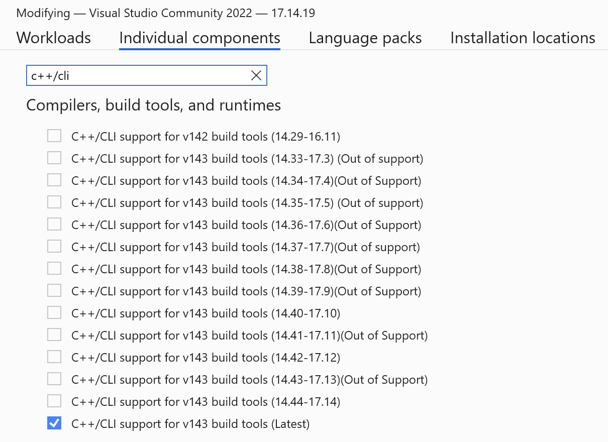 C++ library in a .NET/C# project with CMake | Declaration of VAR